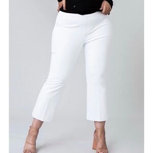 Spanx On The Go Cropped Kick Flare Pants XL Petite Compression Stretch Comfort